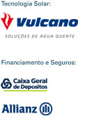 Logos Caixa Geral do Depósitos, Vulcano e Allianz